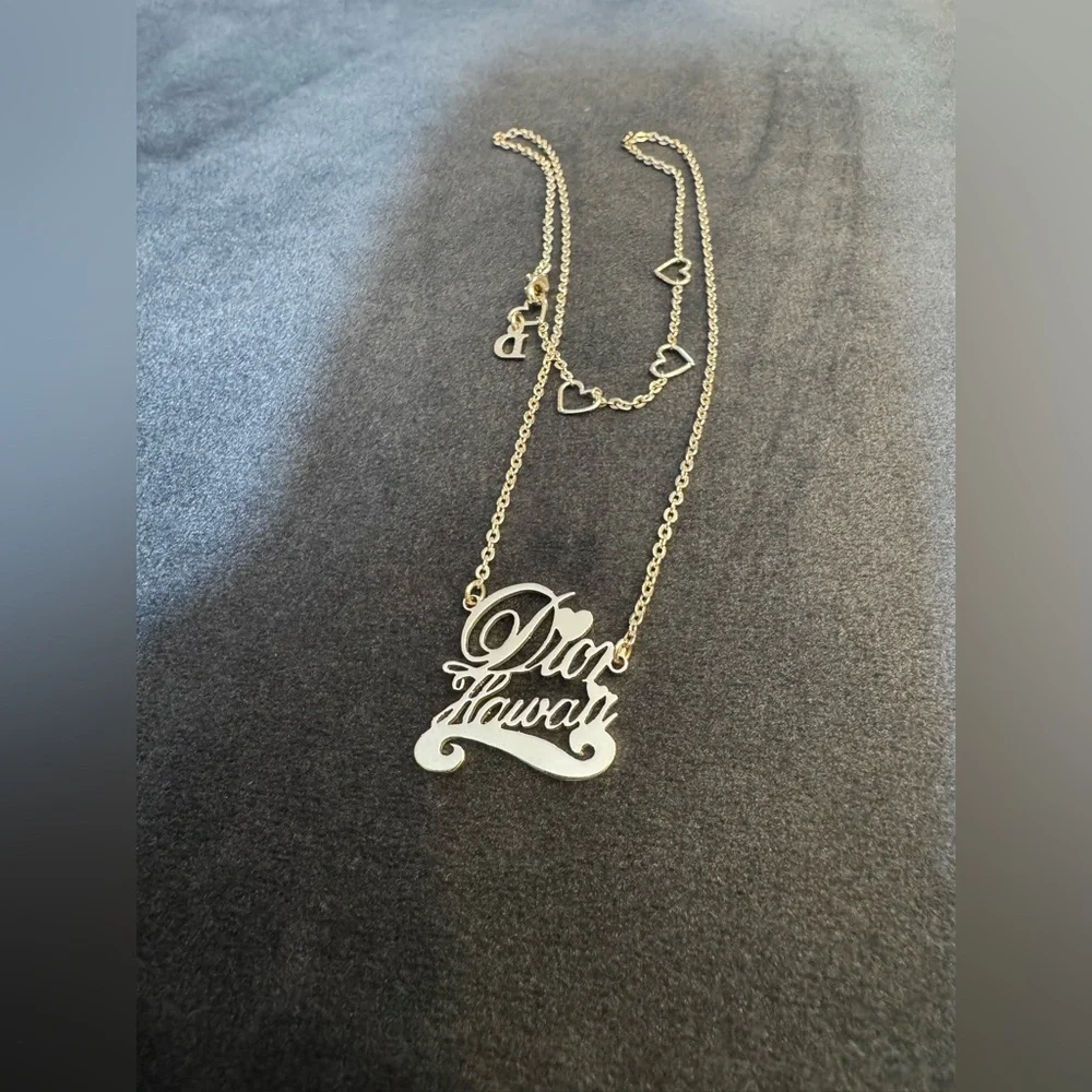 EUC Vintage Dior Silver Toned Necklace
